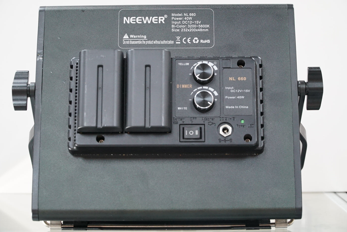 Neewer NL660S Bi-Color LED Video Light, Used