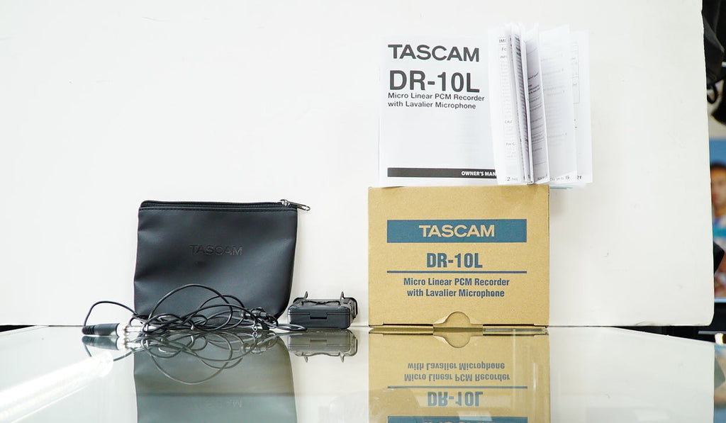 TASCAM DR-10L Pro Field Recorder and Lavalier Microphone #70617, Used