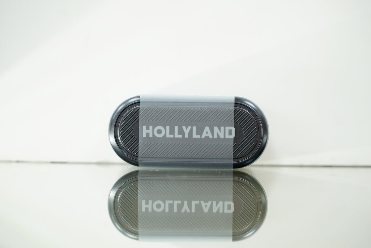 Hollyland LARK M2S Mini Combo 2-Person Wireless Microphone System for Cameras and Mobile Devices (2.4 GHz, Space Gray) #3CQAB, Used