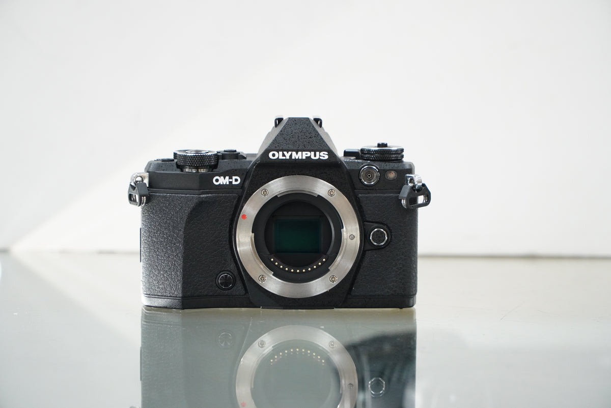 Olympus OM-D E-M5 Mark II Mirrorless Micro Four Thirds Digital Camera with 14-42mm F3.5-5.6 #47664, Used