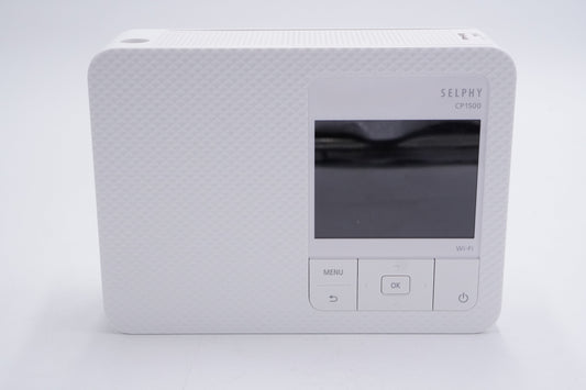 Canon Selphy CP1500-10430 Compact Photo Printer (White), Used (FOR PARTS)