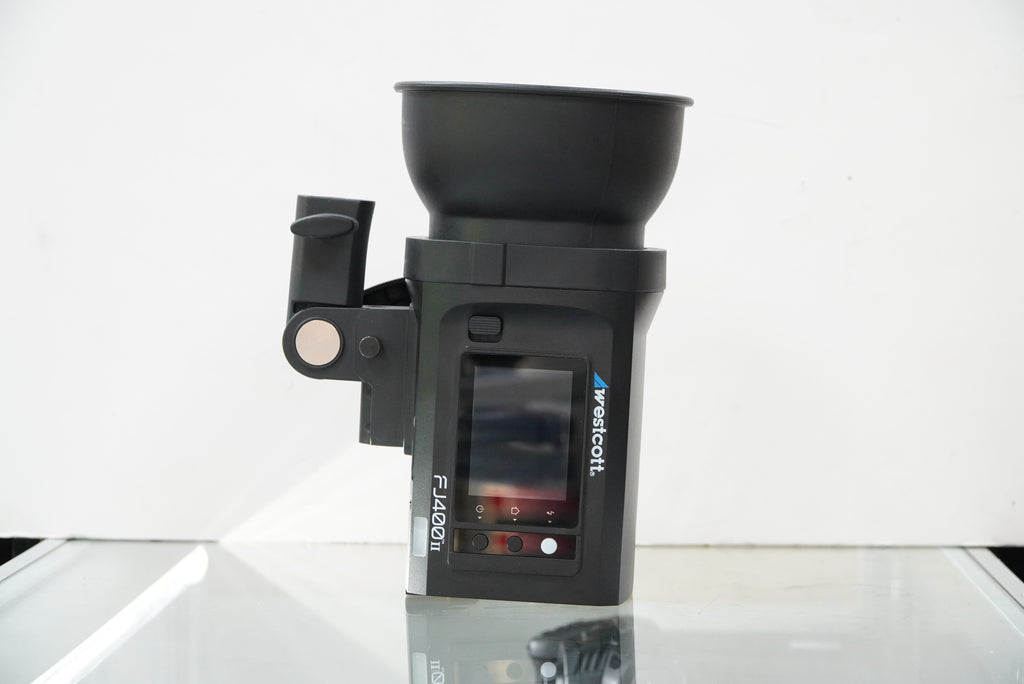 Westcott FJ400 II 400Ws Touchscreen Strobe + Westcott FJ-X3 M Flash Trigger #80414, Used