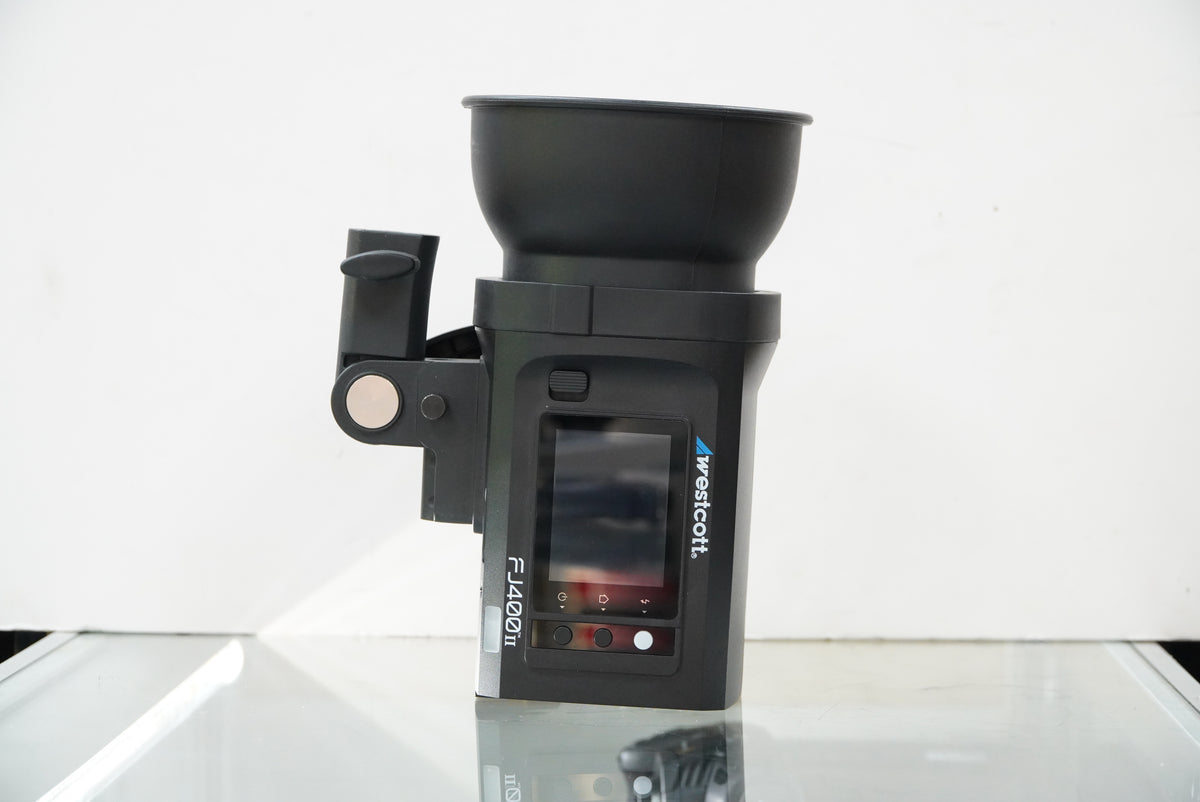 Westcott FJ400 II 400Ws Touchscreen Strobe + Westcott FJ-X3 M Flash Trigger #80414, Used