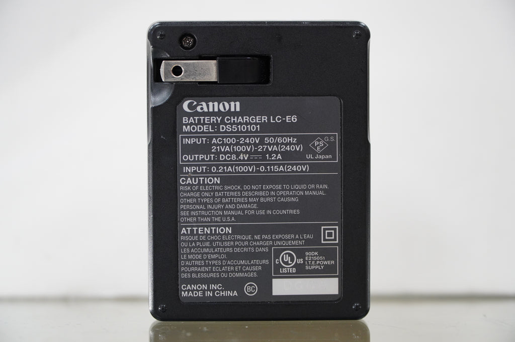 Canon LC-E6 Charger for LP-E6/LP-EL/LP-E6NH Battery Packs #DGGA, Used