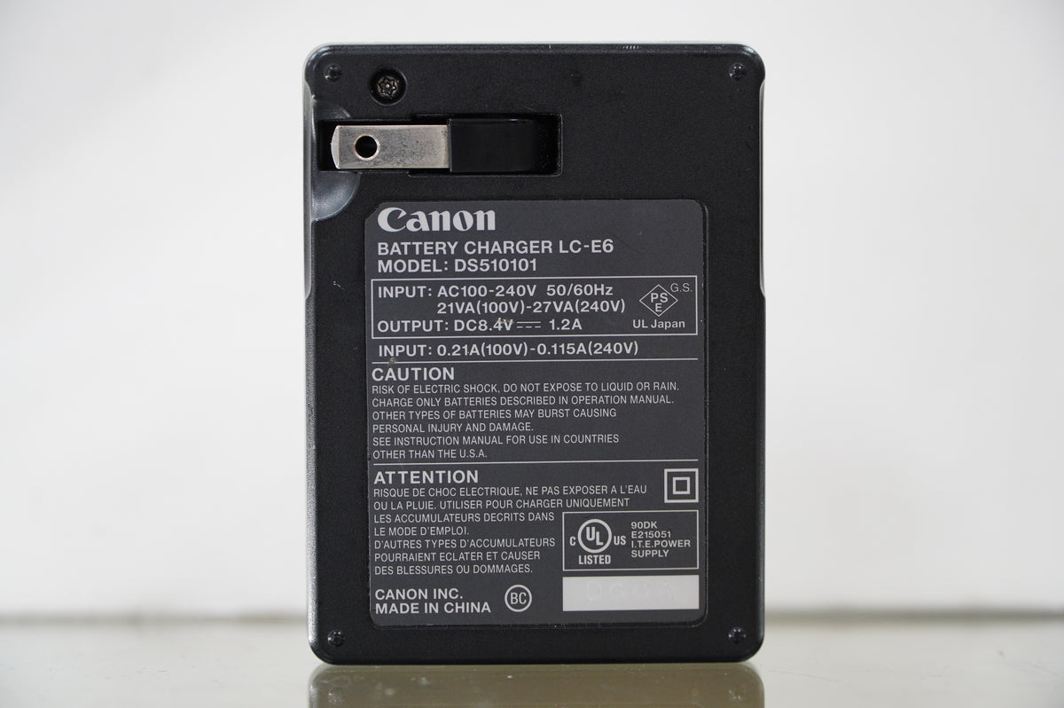 Canon LC-E6 Charger for LP-E6/LP-EL/LP-E6NH Battery Packs #DGGA, Used