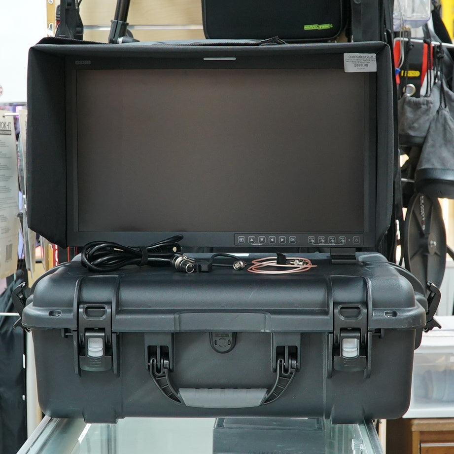 OSEE 21.5" LCM215-HDR+ Field Monitor with V-Mount Battery Plate with Nanuk Case 945 #60494, Used