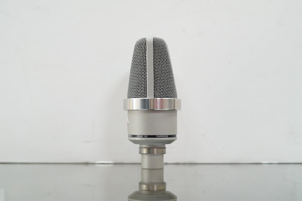 Neumann TLM 102 Large-Diaphragm Cardioid Condenser Microphone (Nickel) #70537, Used