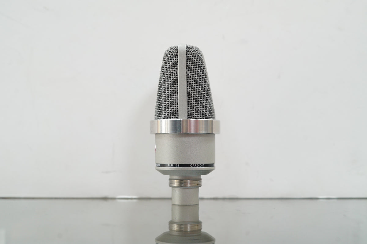 Neumann TLM 102 Large-Diaphragm Cardioid Condenser Microphone (Nickel) #70537, Used