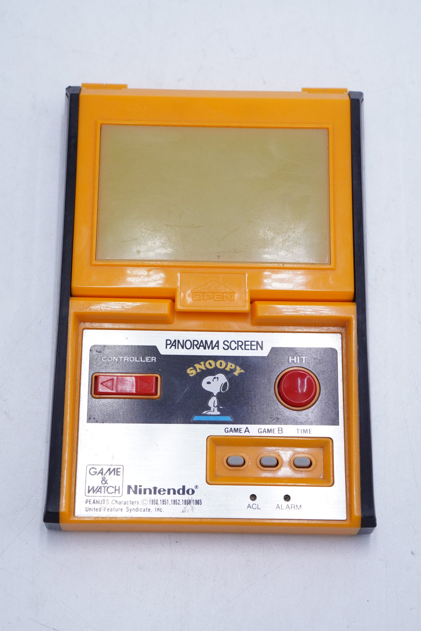 Nintendo Game and Watch Snoopy-93629 Panorama Screen Handheld LCD Electronic Game, Used