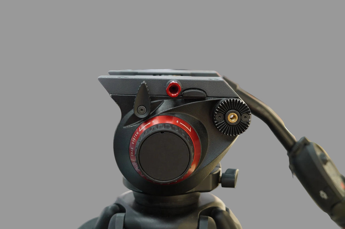 Manfrotto 546B Tripod & 504HD Head + 114MV Cine/Video Dolly #M0001601, Used