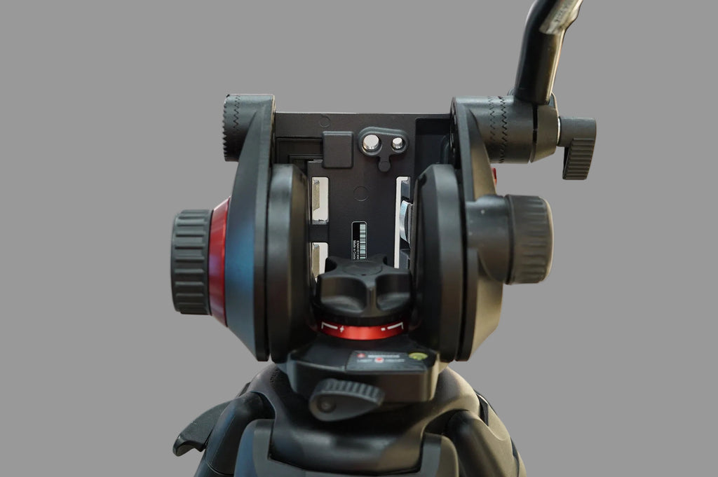 Manfrotto 546B Tripod & 504HD Head + 114MV Cine/Video Dolly #M0001601, Used