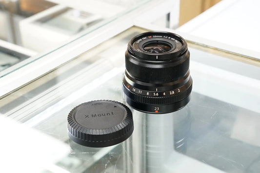 FUJIFILM 23F2-12297 XF 23mm f/2 R WR Fujinon APS-C Lens for X-Mount, Black {43}, Used
