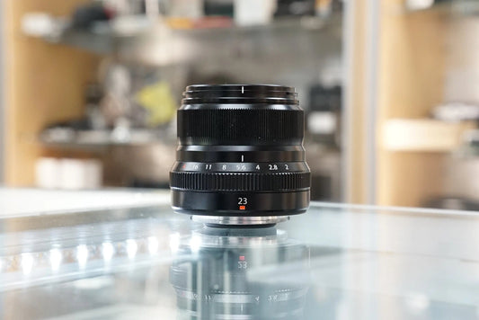 FUJIFILM 23F2-12297 XF 23mm f/2 R WR Fujinon APS-C Lens for X-Mount, Black {43}, Used