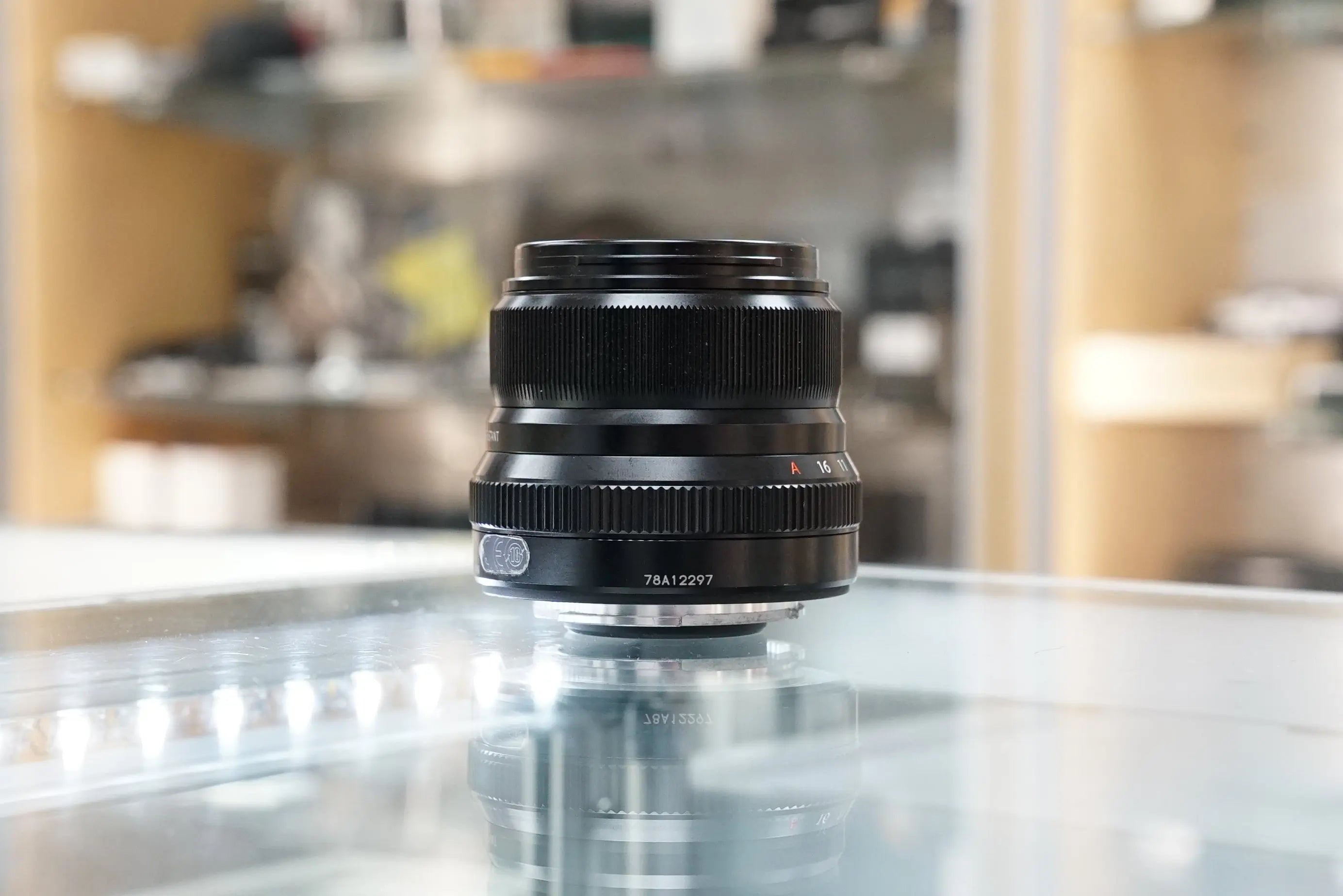 FUJIFILM 23F2-12297 XF 23mm f/2 R WR Fujinon APS-C Lens for X-Mount, Black {43}, Used