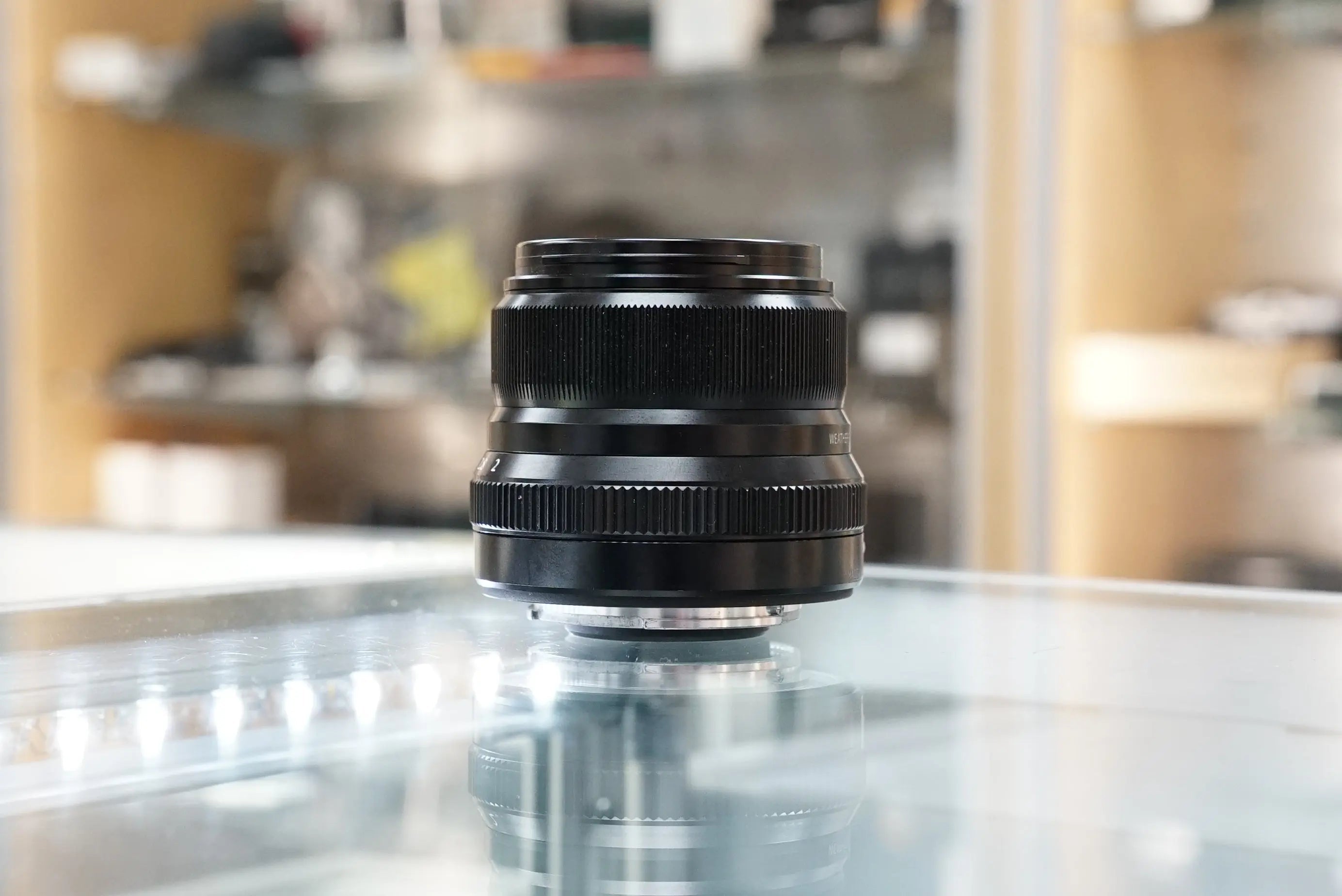 FUJIFILM 23F2-12297 XF 23mm f/2 R WR Fujinon APS-C Lens for X-Mount, Black {43}, Used