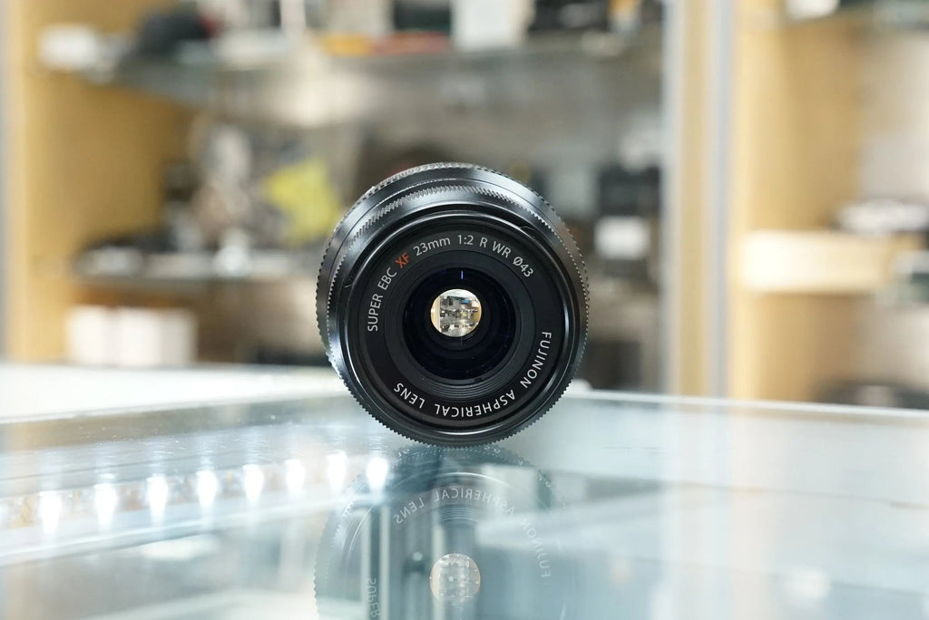 FUJIFILM 23F2-12297 XF 23mm f/2 R WR Fujinon APS-C Lens for X-Mount, Black {43}, Used