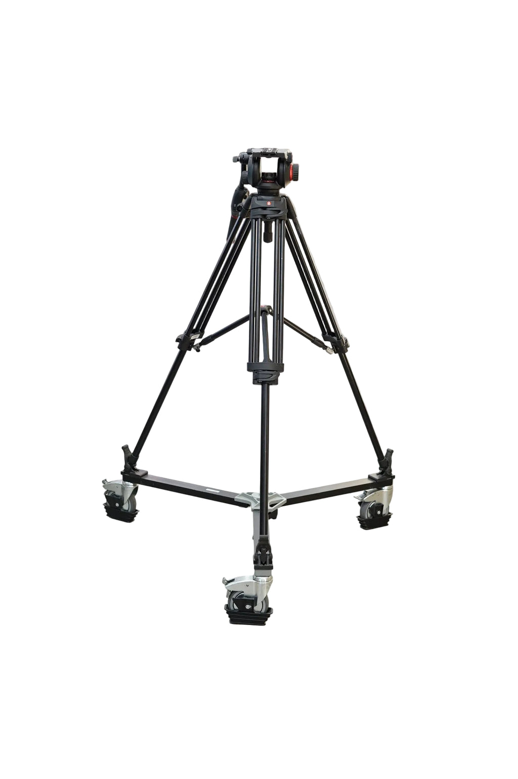 Manfrotto 546B Tripod & 504HD Head + 114MV Cine/Video Dolly #M0005365, Used