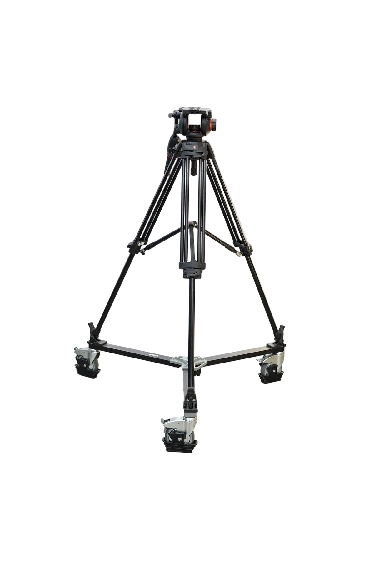 Manfrotto 546B Tripod & 504HD Head + 114MV Cine/Video Dolly #M0005365, Used