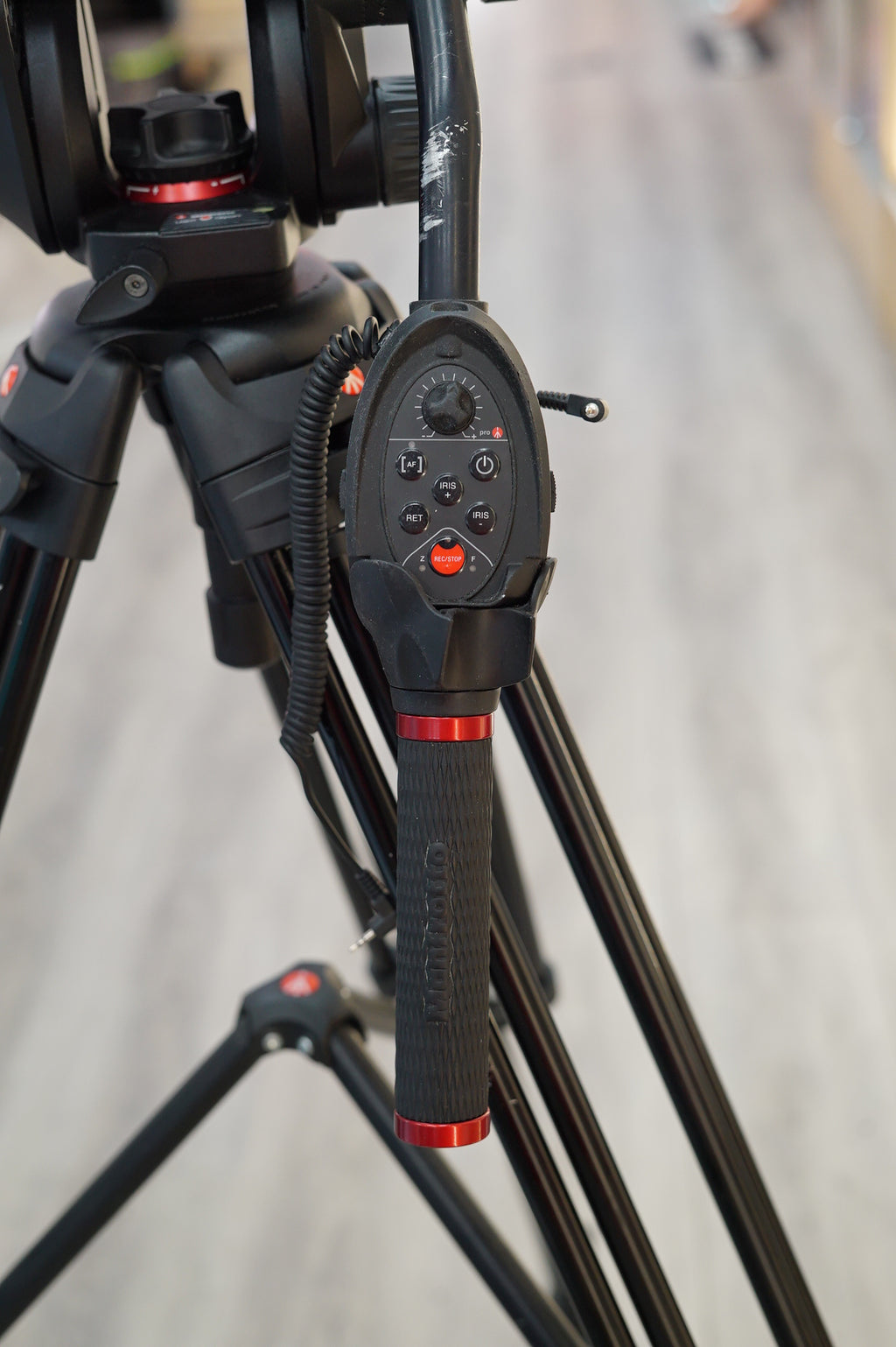 Manfrotto 546B Tripod & 504HD Head + 114MV Cine/Video Dolly #M0005365, Used