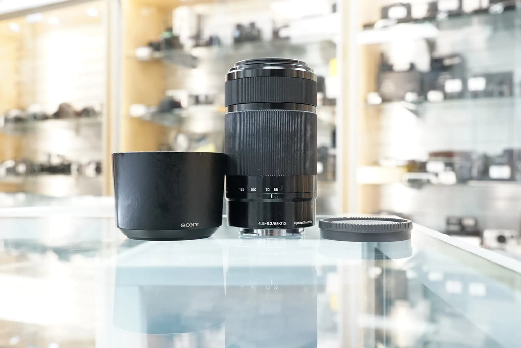 SONY 55210-4425423 E 55-210mm f/4.5-6.3 OSS Lens, Used