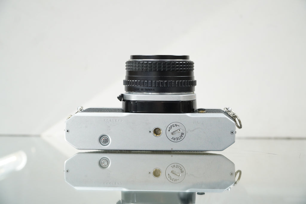 Pentax K1000 35mm SLR Camera with 50mm f/2 SMC Lens #45852, Used