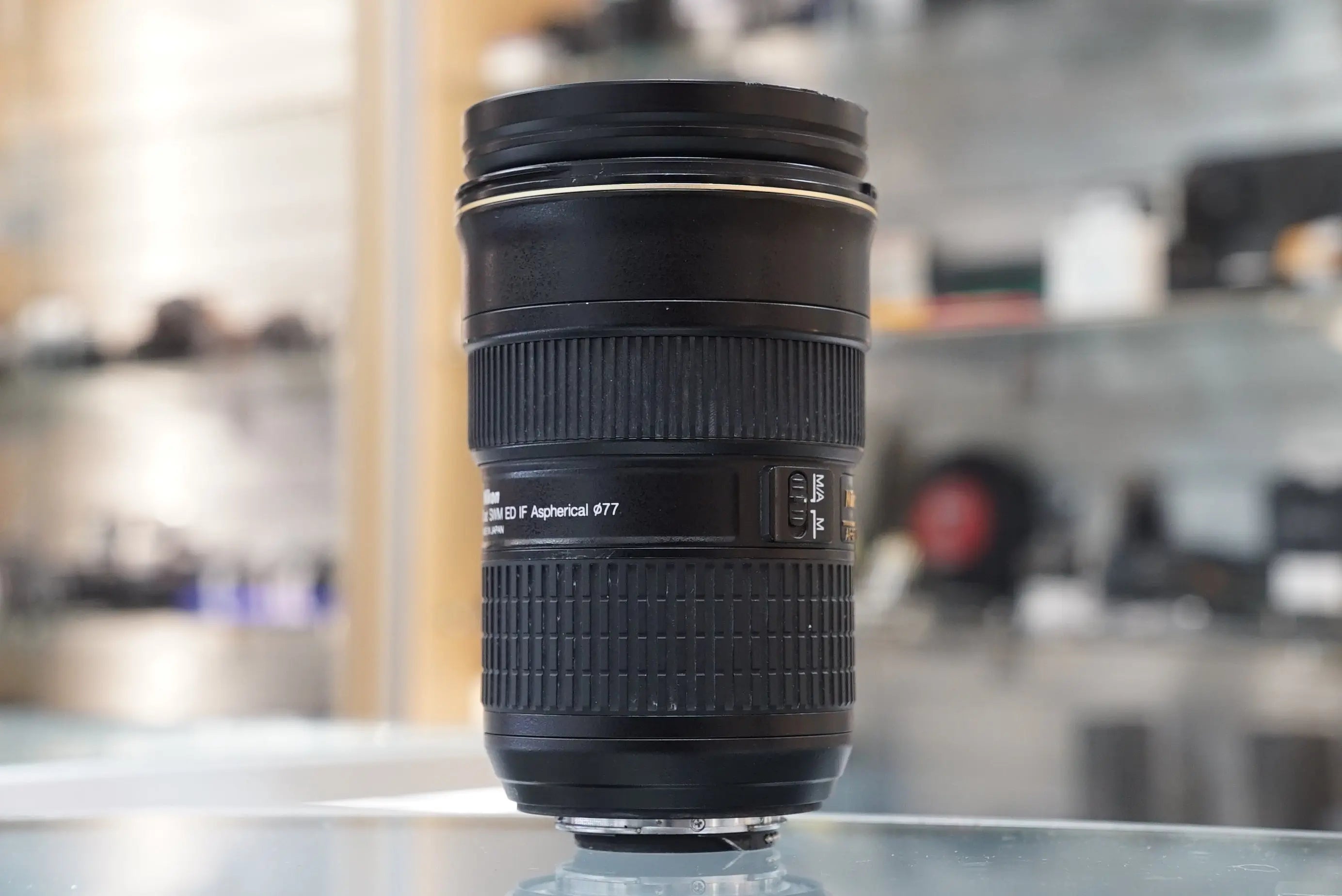 NIKON AFS2470F28-35859 AF-S NIKKOR 24-70mm f/2.8 G ED Autofocus IF Lens {77}, Used