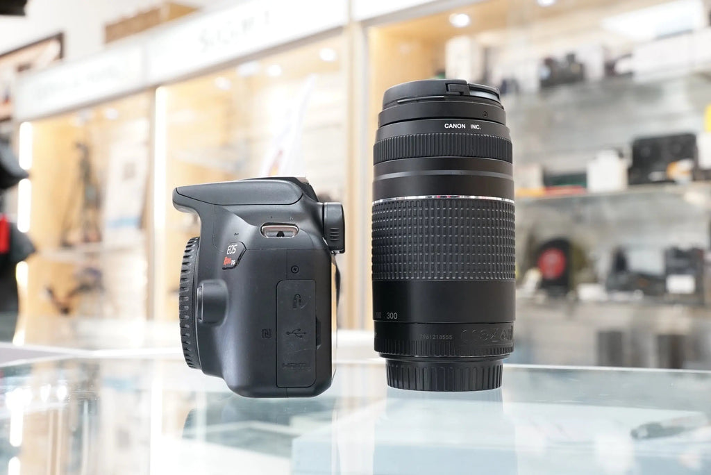 Canon REBELT6KIT70300-30614 EOS Rebel T6 Kit W/EF 75-300mm 4-5.6 III Lens, Used