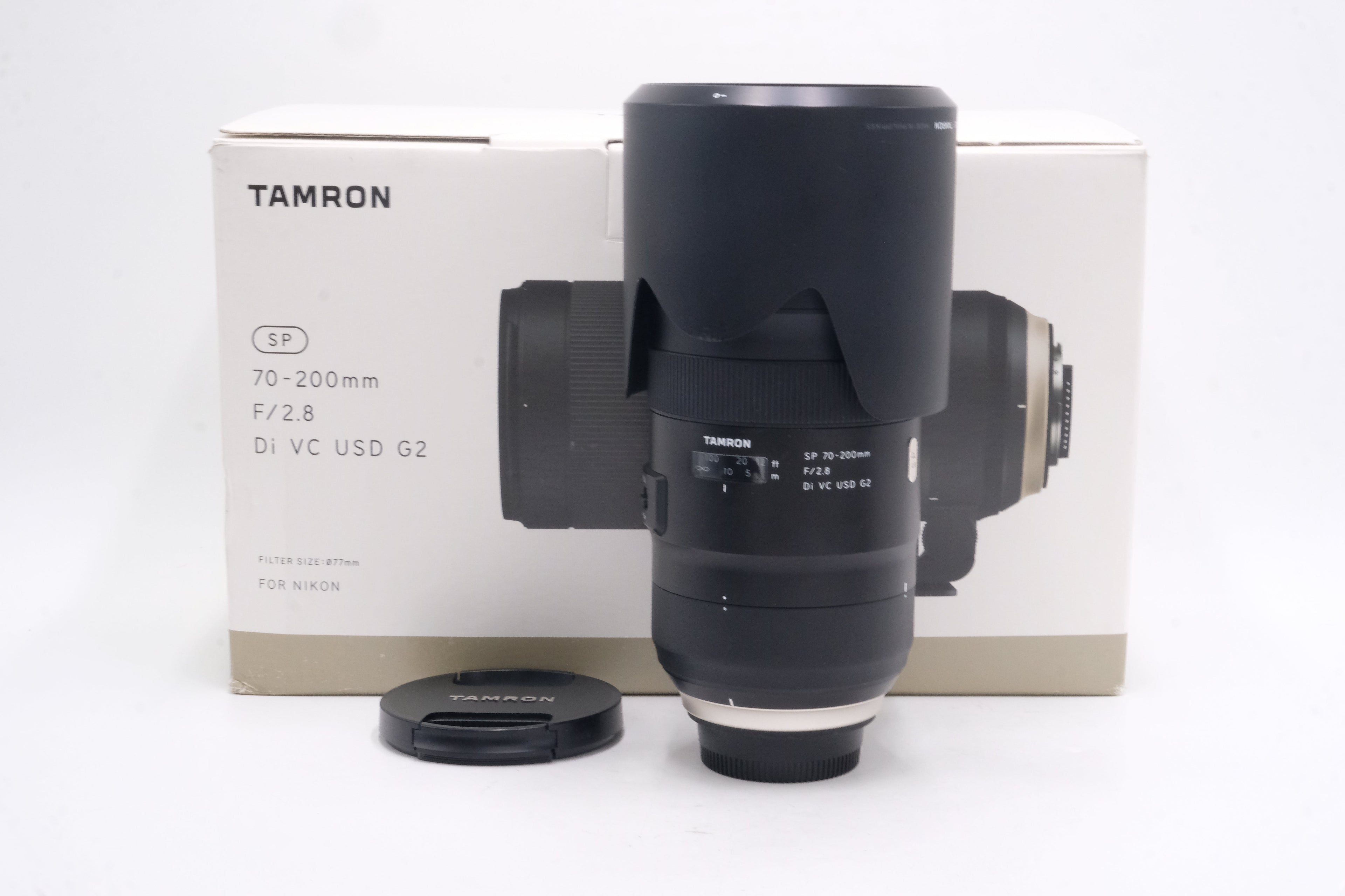 TAMRON SP70200F28-64532 SP 70-200mm f/2.8 Di VC USD G2 Lens F/Nikon F-mount, Used - AVC photo video store