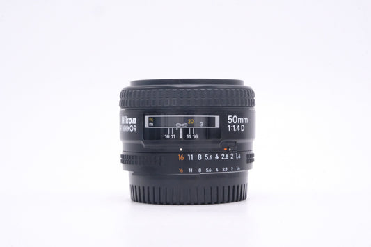 Nikon AF50F14D-76145 AF Nikkor 50mm f/1.4D Lens, Used