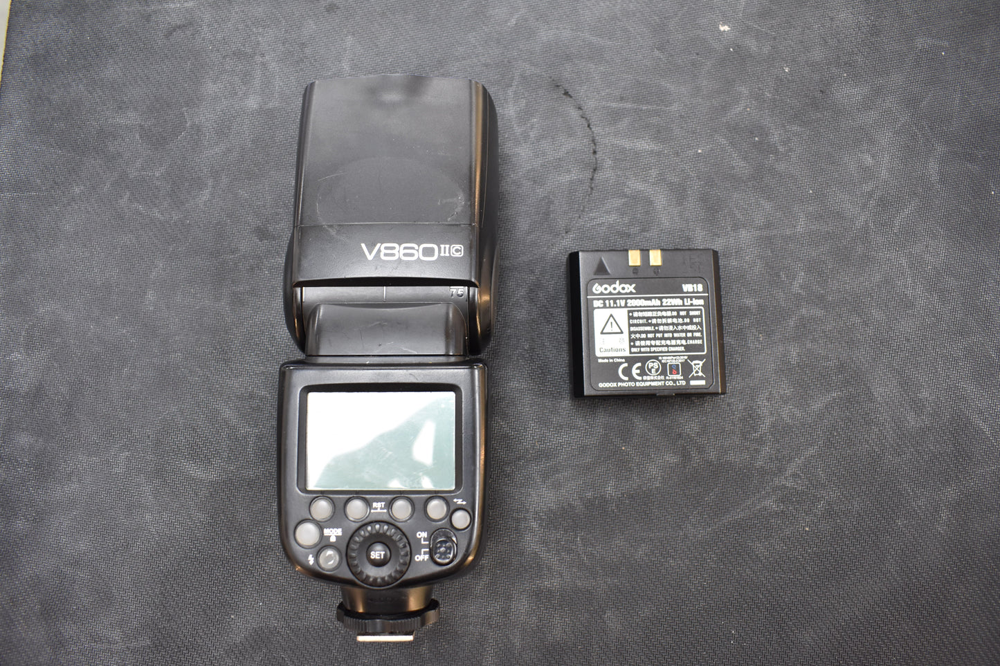 Godox VING V860 IIc TTL Flash for Canon [GN197] NO SERIAL, Used
