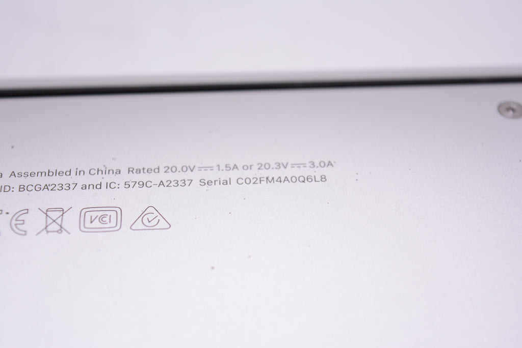 Apple MACBOOKAIRM1/0Q6L8 MacBook Air M1 8-Core CPU and 8-Core GPU 13" (Late 2020) 512GB SSD - Model A2337, Used (For Parts) - AVC photo video store
