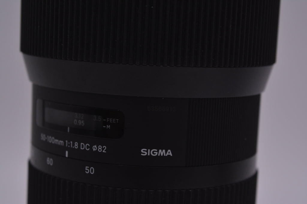 Sigma 50100DC-F18-66913 Sigma 50-100mm f/1.8 DC HSM Art Lens for Canon EF, Used - AVC photo video store
