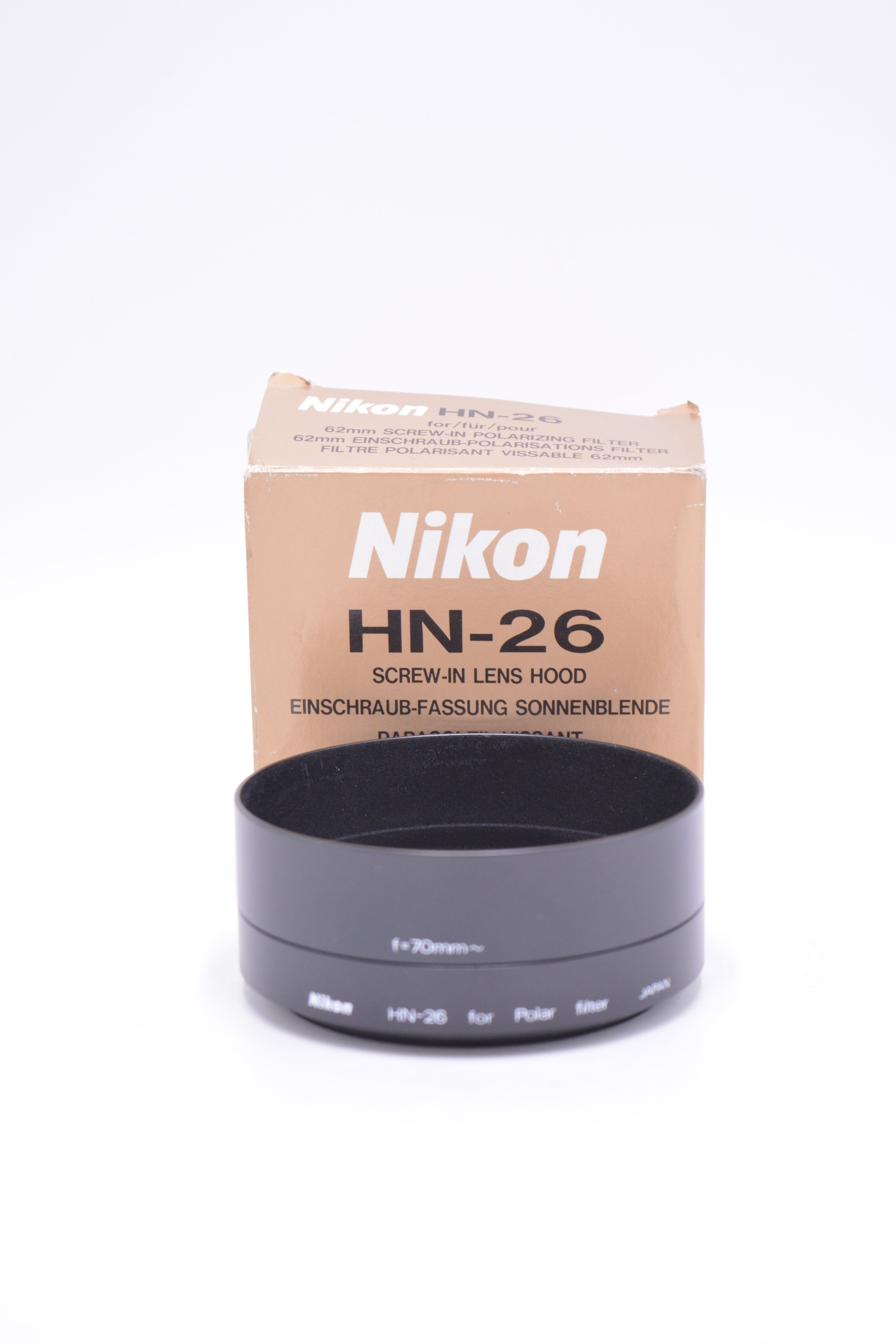 Nikon HN-26 Lens Hood 62mm, Used - AVC photo video store