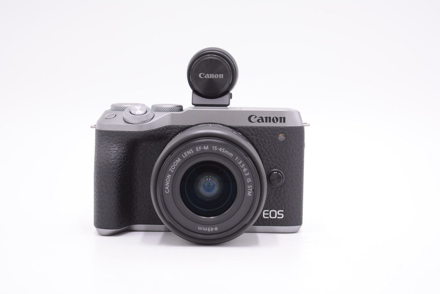 Canon EOSM6MII/EFM1545/00595 EOS M6 Mark II Mirrorless Camera W/EF-M 15-45mm f.3.5-6.3 Lens + EVF-DC2 Micro Viewfinder, Used