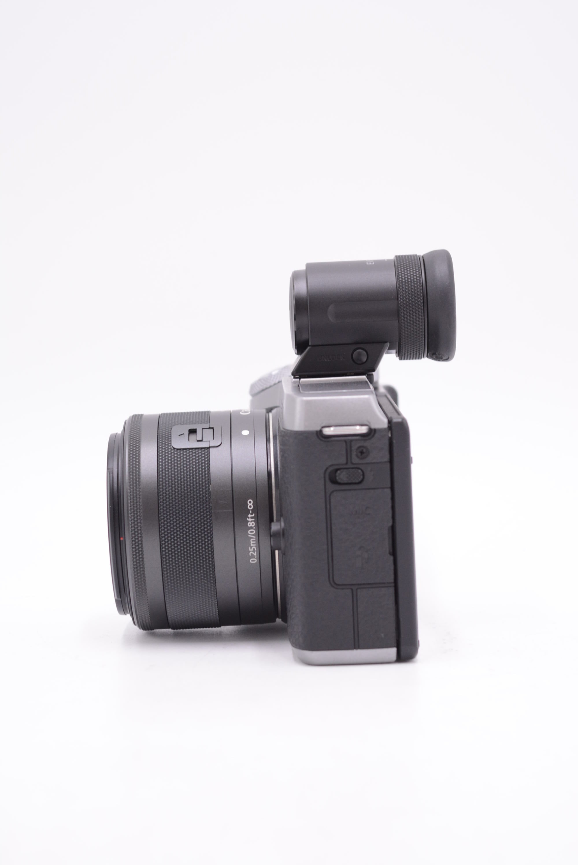 Canon EOSM6MII/EFM1545/00595 EOS M6 Mark II Mirrorless Camera W/EF-M 15-45mm f.3.5-6.3 Lens + EVF-DC2 Micro Viewfinder, Used - AVC photo video store
