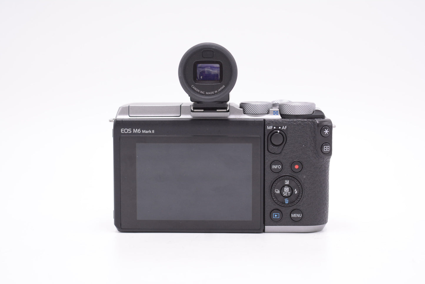 Canon EOSM6MII/EFM1545/00595 EOS M6 Mark II Mirrorless Camera W/EF-M 15-45mm f.3.5-6.3 Lens + EVF-DC2 Micro Viewfinder, Used