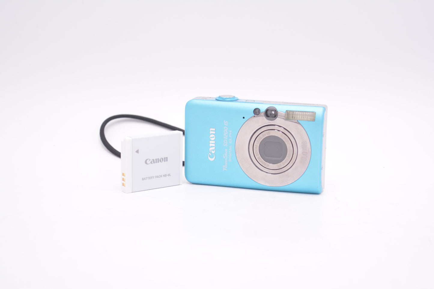 Canon PowerShot SD1200-02937 IS Digital Elph Camera W/ Battery, Used