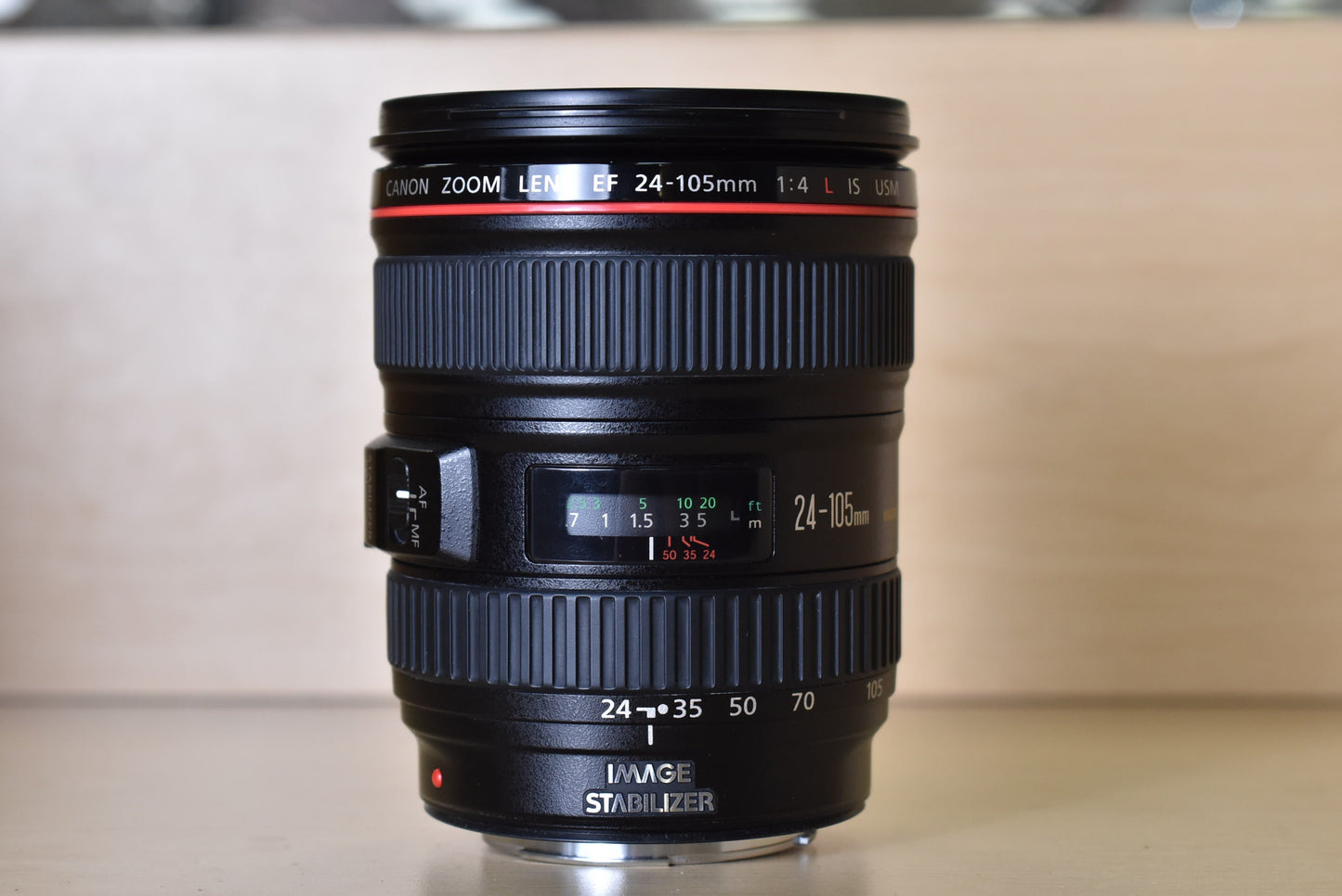 Canon EF24105F4L-26733 24-105mm f/4 L IS USM Macro EF-Mount Lens, Used (For Parts)