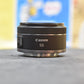 Canon RF50F18-24816 RF 50mm f/1.8 STM Full-Frame Lens for RF-Mount, Used