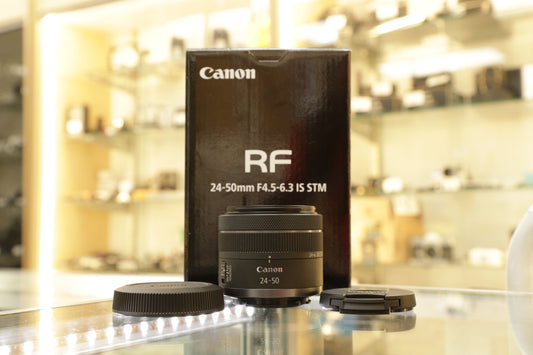 Canon RF2450ISSTM-06467 RF 24-50mm f/4.5-6.3 IS STM Full-Frame Lens (58), Used