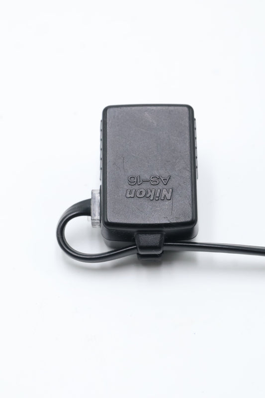 Nikon AS-16 Terminal Shoe Adapter for the SK-6 with Sync Cord (UNTESTED), Used