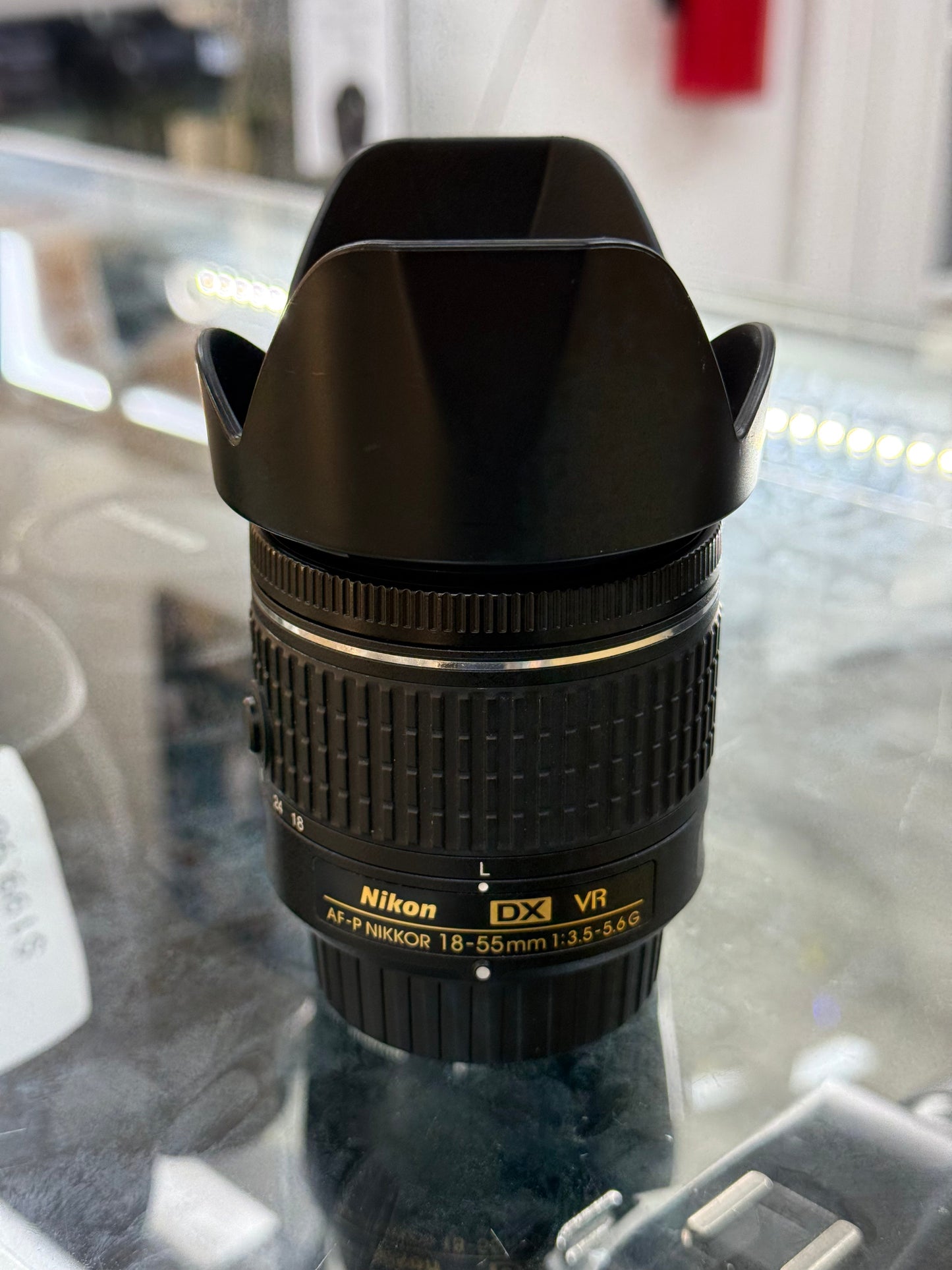 Nikon AFP1855DXVR-30499 Nikon AF-P DX NIKKOR 18-55mm f/3.5-5.6G VR, Used