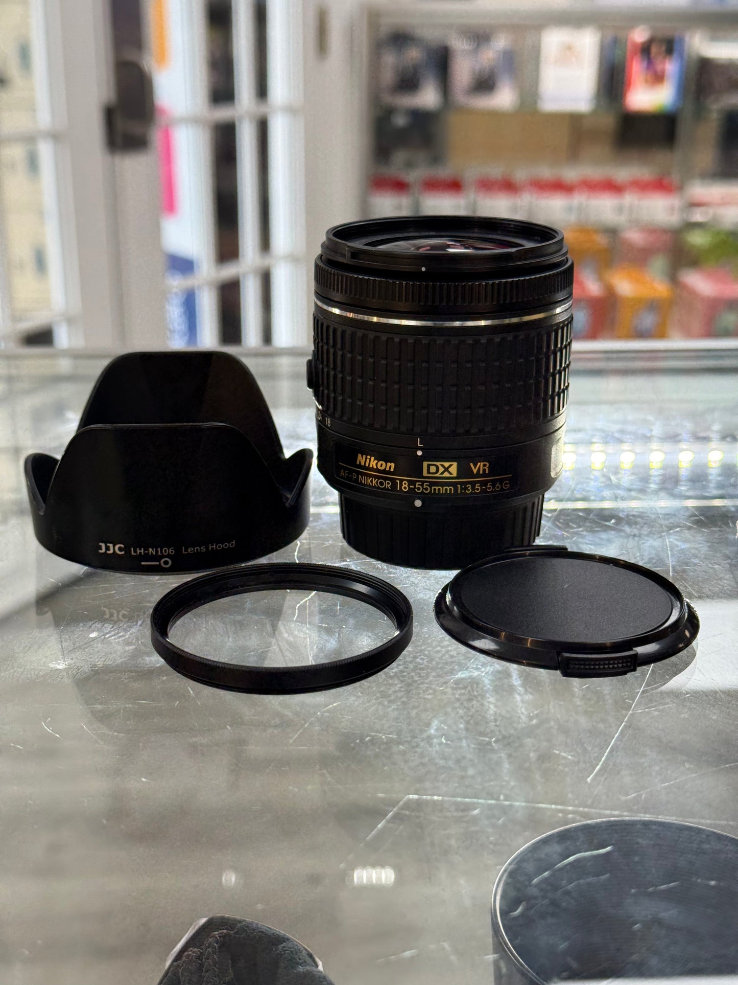 Nikon AFP1855DXVR-30499 Nikon AF-P DX NIKKOR 18-55mm f/3.5-5.6G VR, Used