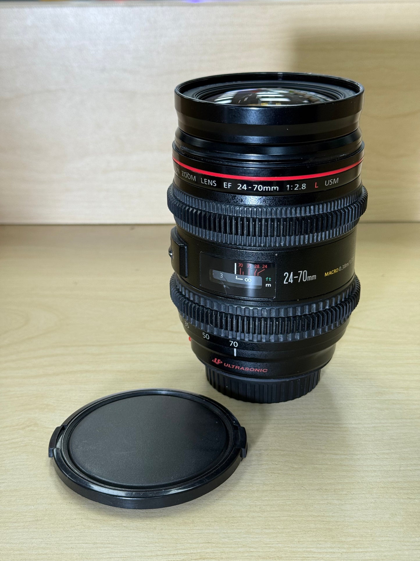 Canon EF2470F28L-99707 EF 24-70mm F2.8 L - Duclos Cine-Mod Lens for EF-mount, Used