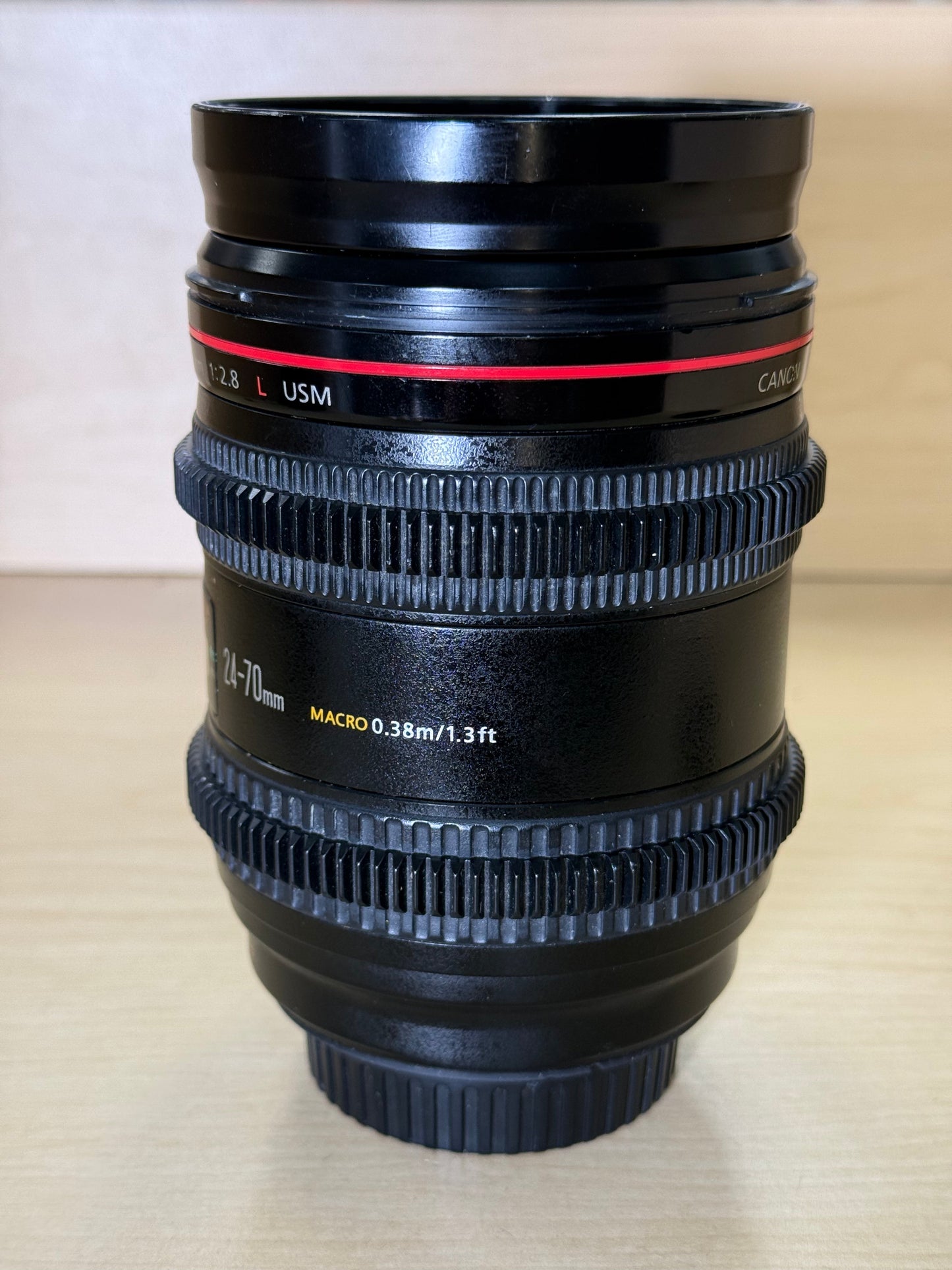 Canon EF2470F28L-99707 EF 24-70mm F2.8 L - Duclos Cine-Mod Lens for EF-mount, Used