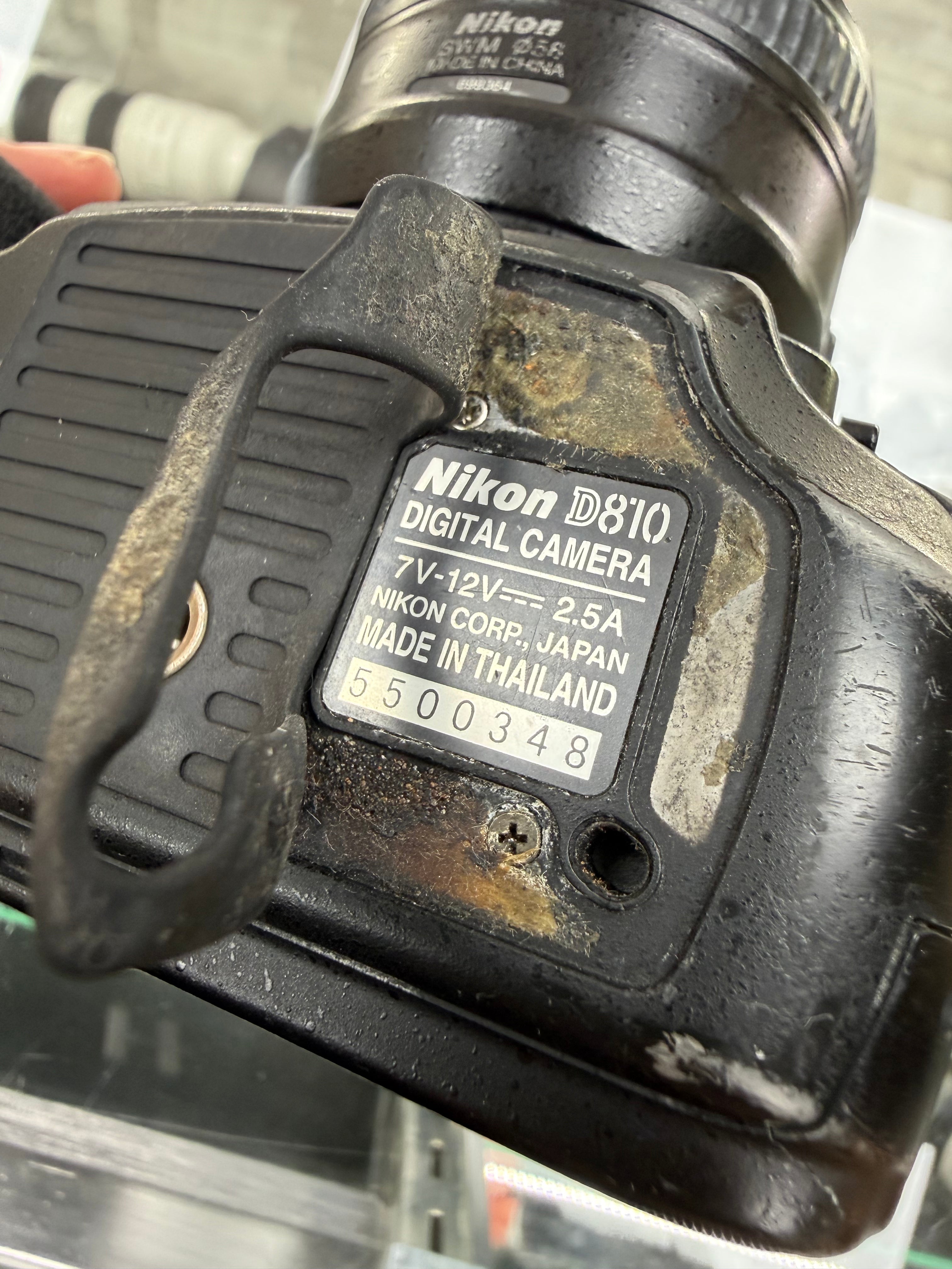 Nikon D810 DSLR Camera #00348, Used