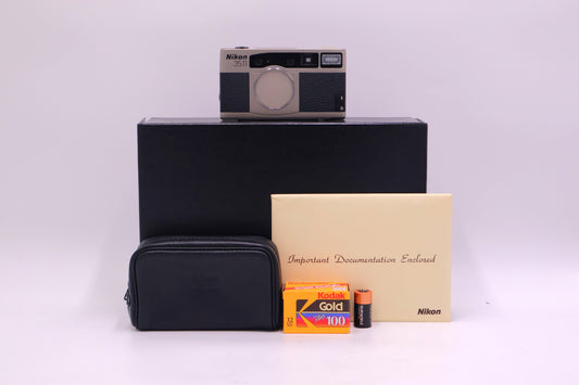 Nikon 35TI-11215 35Ti 35mm Film Camera Collectors Set (MINT)