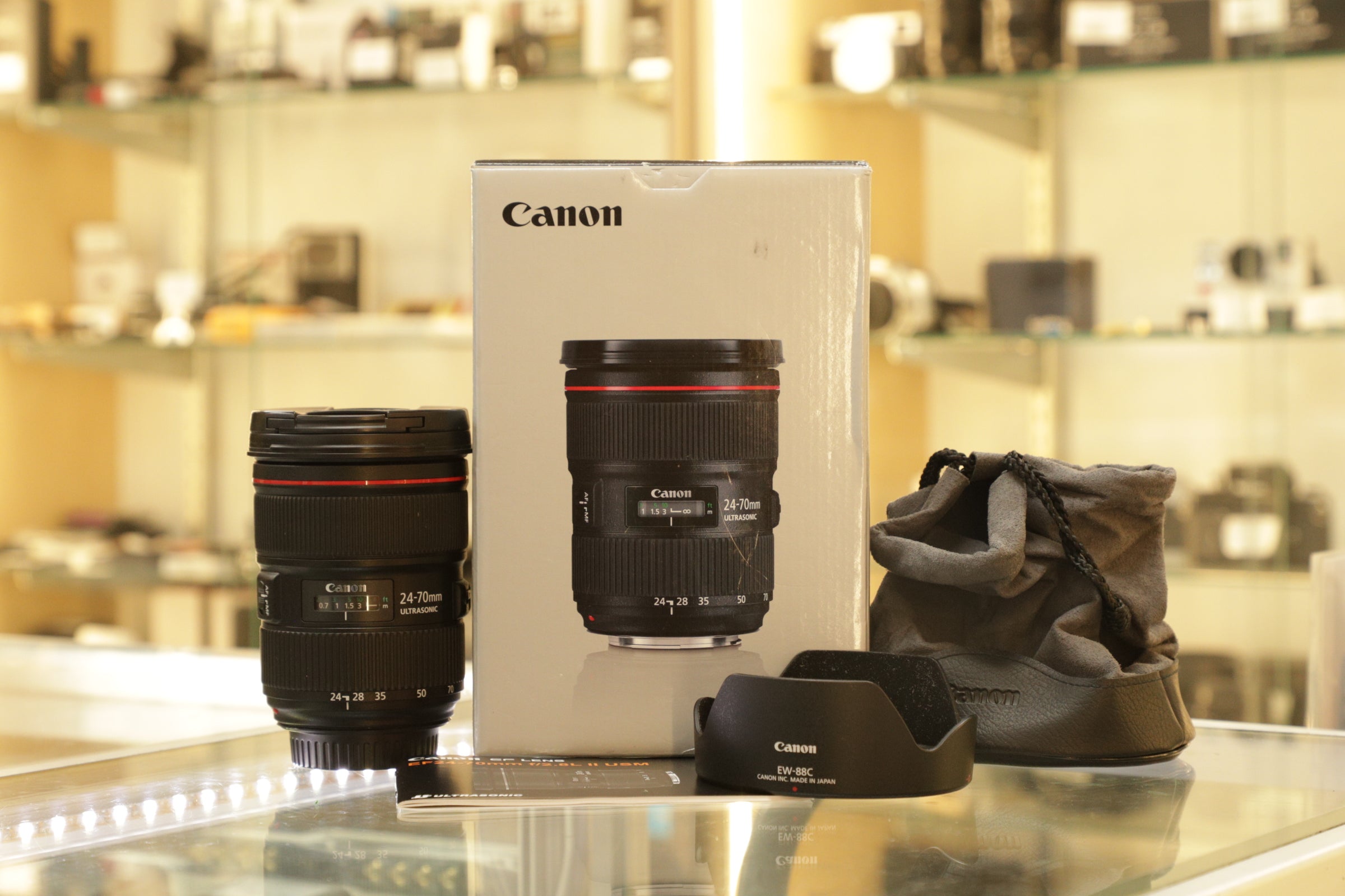 Canon EF2470F28II-07393 24-70mm f/2.8 L II USM EF Mount Lens (82), Used - AVC photo video store