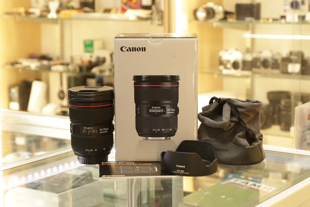 Canon EF2470F28II-07393 24-70mm f/2.8 L II USM EF Mount Lens (82), Used - AVC photo video store