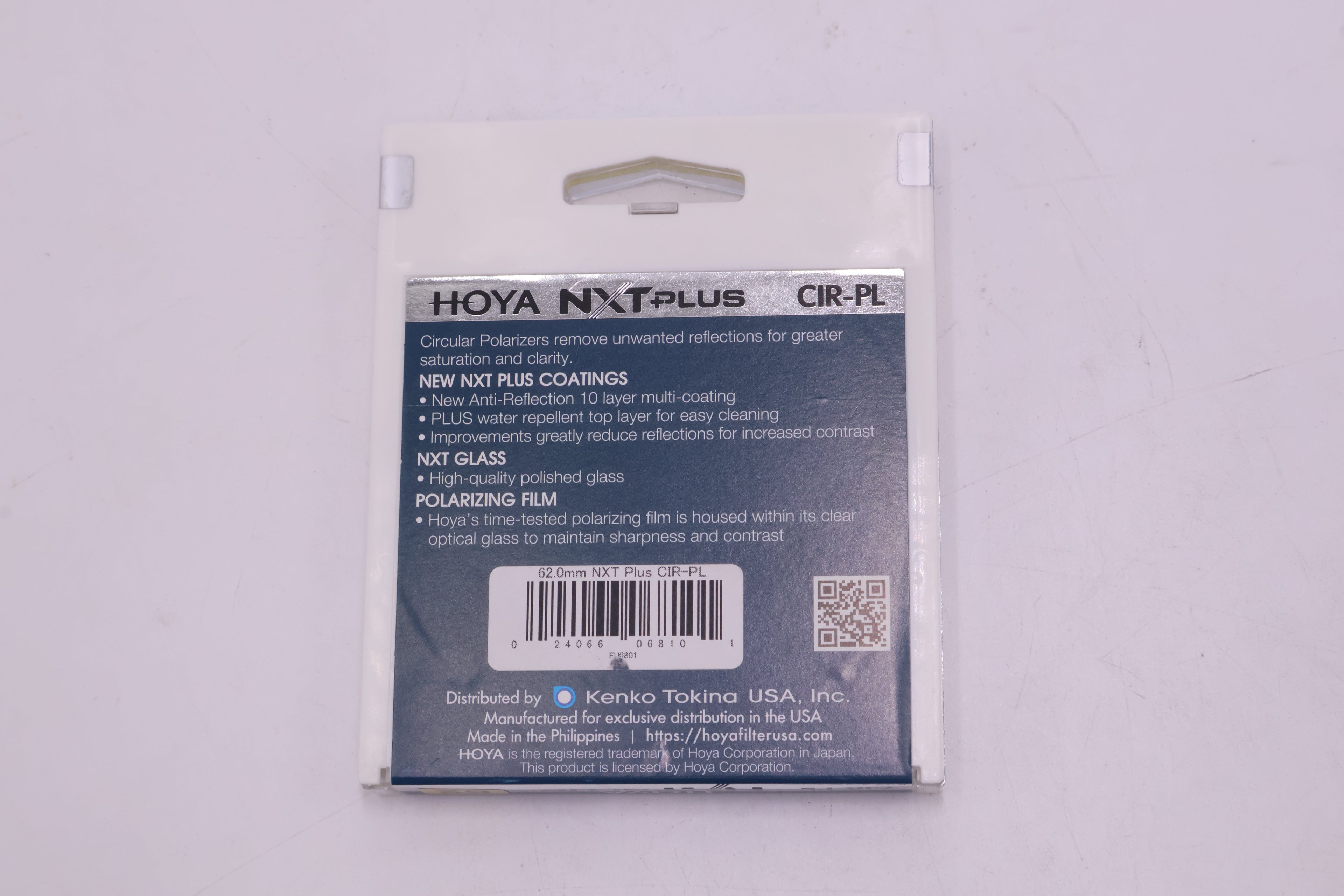 HOYA NXT Plus 62mm CIR-PL Lens Filter, Used - AVC photo video store